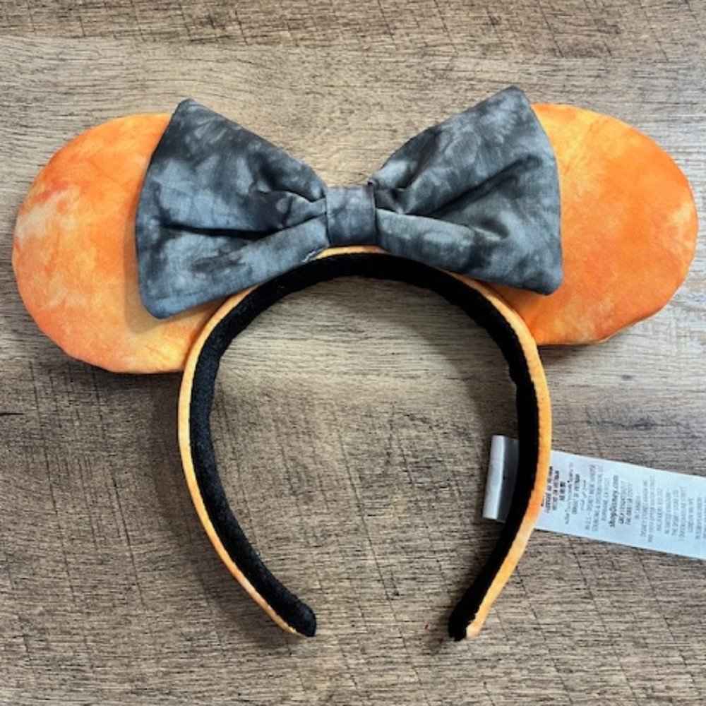 Disney Parks Halloween Tie Dye Minnie Ears Headband